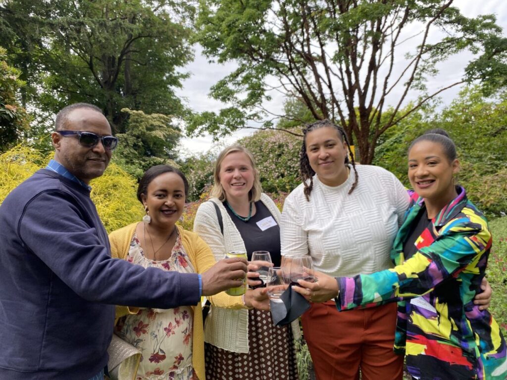 (From left to right) DNDA Art Team Director Yeggy, Accountant Banchi, Nature Team Director Caroline, Facilities Manager Vanessa and Executive Director Mesha.