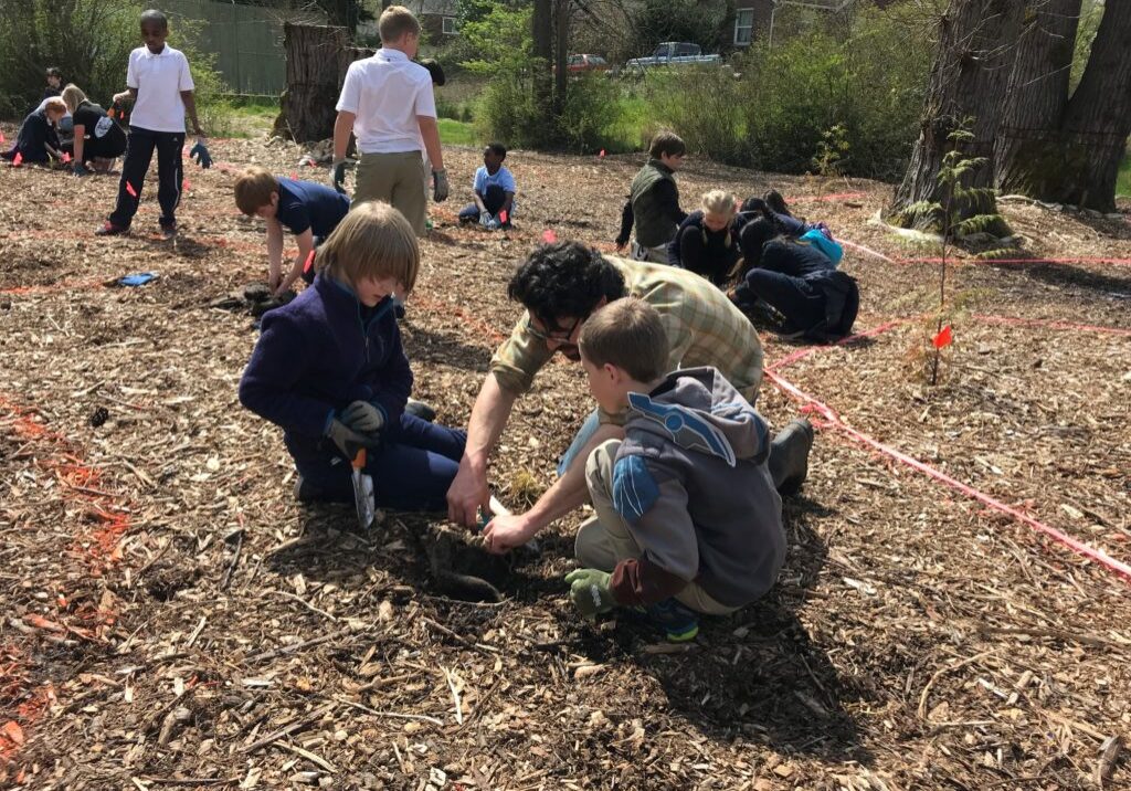 4th Grade Planting